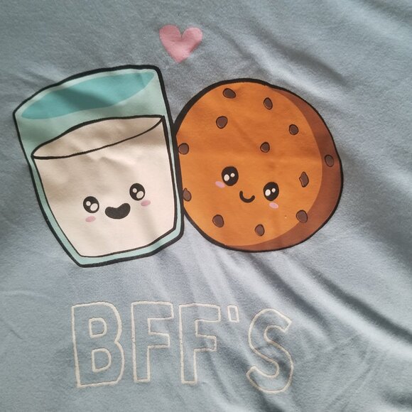 Justice Milk and Cookie BFF'S Pajama Set - Picture 2 of 5